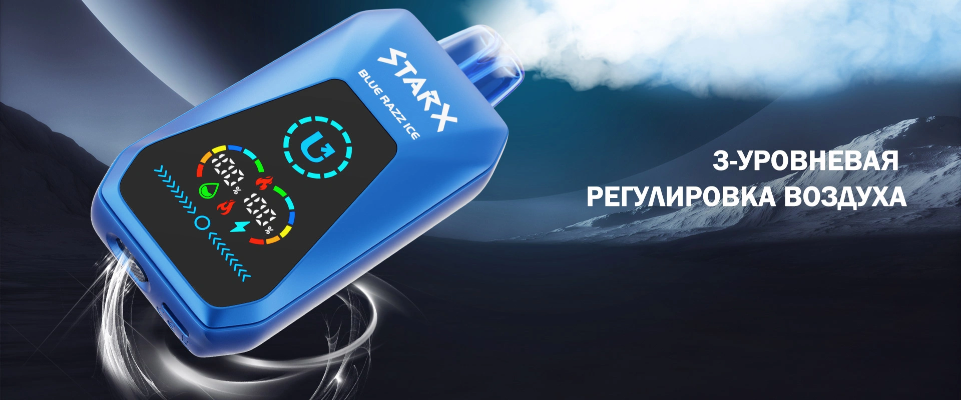 3-УРОВНЕВЫЙ регулируемый воздушный поток