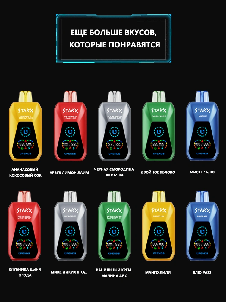 Flavors: Strawberry Kiwifruit, Sour Pineapple, Caramel Lemon, Grape, Mango, Peach Cream, Cherry Pomegranate, Cherry Banana